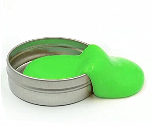 Glow In The Dark Super Stress Reliever Relaxing Fun Toy Putty Slime (Green)