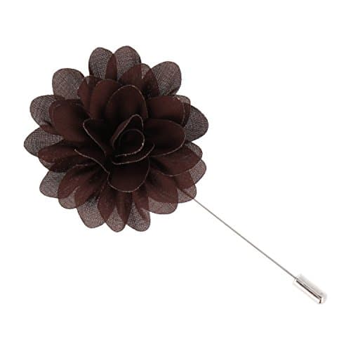 Mr Icone Lapel Pin Lapel Buttons Wedding Buttons with Flower Eggplant