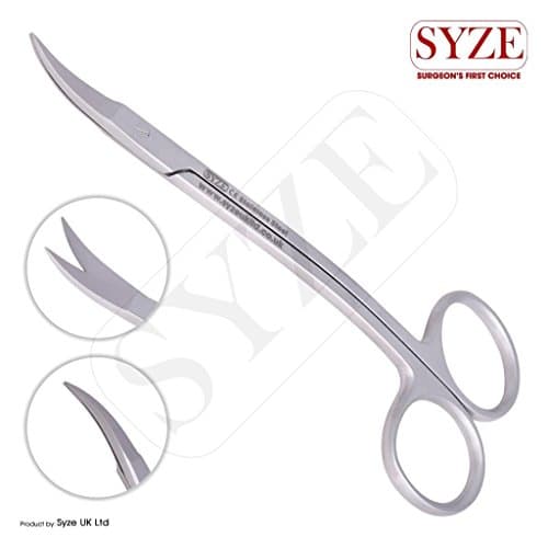 Dental 11.5cm La Grange Scissors Trimming Soft Tissue LaGrange Lab Gum Scissors