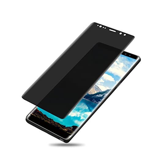 Galaxy NOTE 8 Screen protector,PACIFIC Galaxy NOTE 8 Privacy Screen protector,NOTE 8 Privacy Tempered Glass Anti-Spy [3D Curved] [Case Friendly] Film Screen Protector For Samsung Galaxy NOTE 8 (Transparent)
