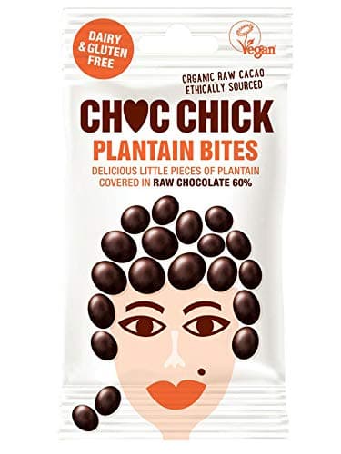Choc Chick Chocolate Plantain Bites - Healthy Snack - Vegan - Gluten Free - 30g