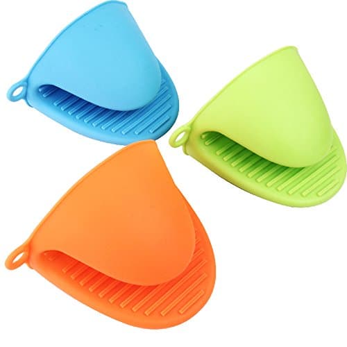 Silicone Oven Grab Mitt / Pot Holder - Various Colours