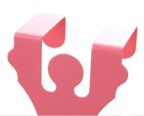 Coat Hooks Over Door Hanging Rack,Vinix Mental Iron Wall Hanger For Bathroom Shower Tower,Bedroom Clothes,Kitchen Wiping Cloth (Pink)