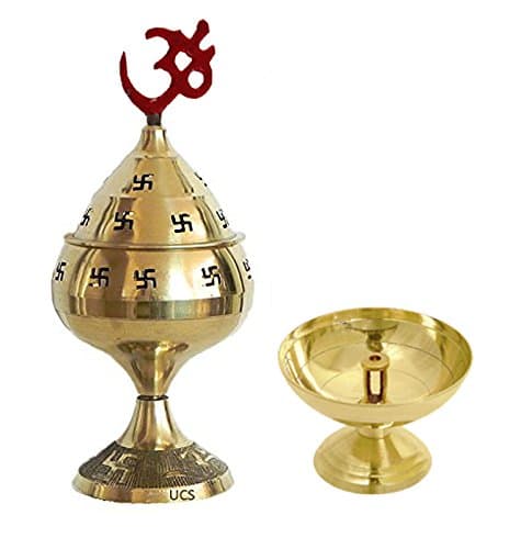 Craft Art India Combo Offer - Handmade Brass Diya/Pooja/jyot/ puja/indian god - Two types of Diya