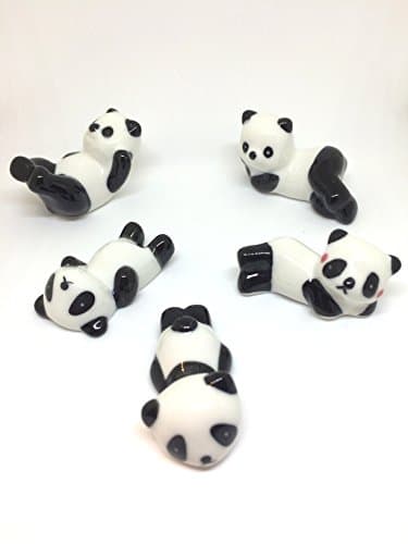 Cute Ceramic Panda Brush Rest/ Chopsticks Rest