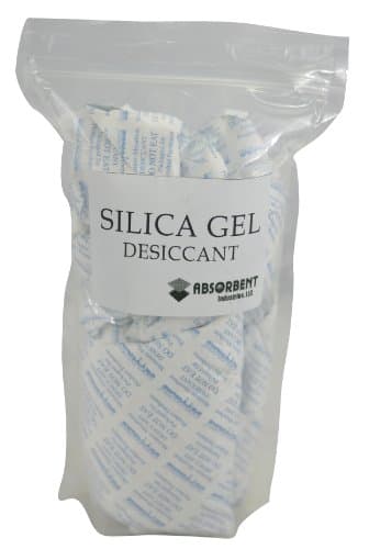 200 gram X 5 PK Silica Gel Desiccant Moisture Absorber -FDA Compliant Food Safe