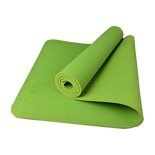 HCJYJD Yoga mats, beginner Tasteless Fitness mat Thicken Widen Extended Non-slip Yoga mat (Color : #1, Size : 6mm)