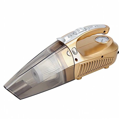Car with High Power Four in One Wet and Dry Vehicle Vacuum Cleaner Inflatable Pump Car Supplies,Gold