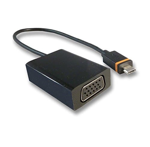 C4A® SlimPort to VGA Adapter Cable - Mobile Phone / tablet to Monitor to Display