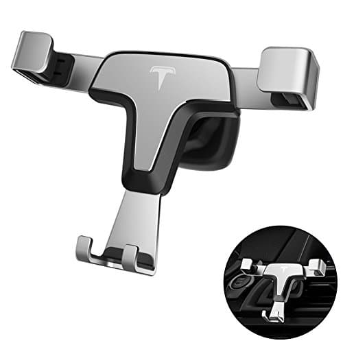 Car Phone Holder, Koviti Gravity Linkage Phone Holder for Car Vent, Auto Lock Car Phone Stand Mount for iPhone X, iPhone 8, 7, 6s, 6, Samsung Note 8, S8, S8 plus, S7, Sony, HTC, LG, and all Smartphones