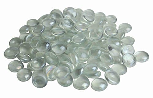 Glass Nuggets 500g Clear / Transparent (110 pieces)