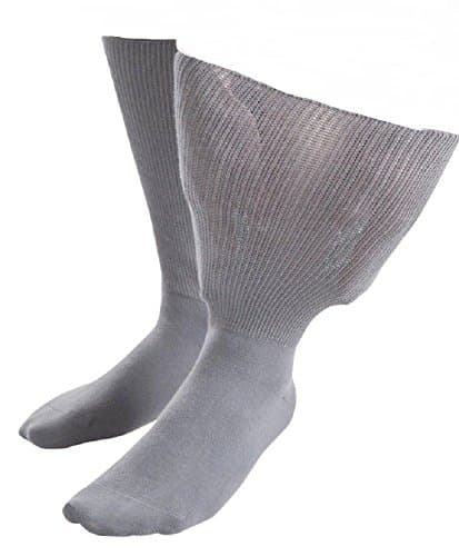 Mens / Ladiesn Unisex Extra Wide Oedema Socks UK 9-11 Eur 43-45 (4 sizes / 5 colours available) SockShop Iomi Footnurse (Grey)