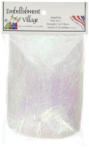 Embellishment Village 1/2 oz Angelina Straight Cut Fibers, Aurora Crystal