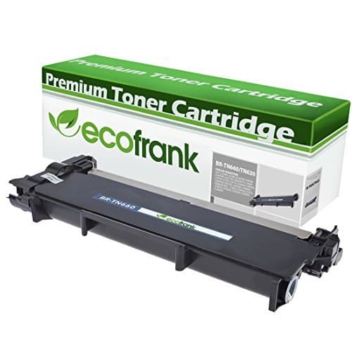 EcoFrank Compatible High Yield Toner Cartridge Replacement for Brother TN660 TN630 (Black, 1-Pack) by EcoFrank