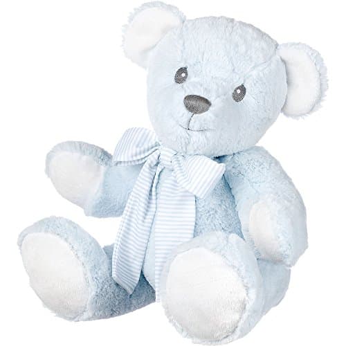 For Someone Very Special - Classic Retro Design Hug - a - Boo Blue Super Soft Teddy Bear - Medium - Low Cost Great value Present Gift Idea Naming Day - Boy Boys Children Kids Toddler Infants Newborn New Arrival Baby - Suitable From Birth
