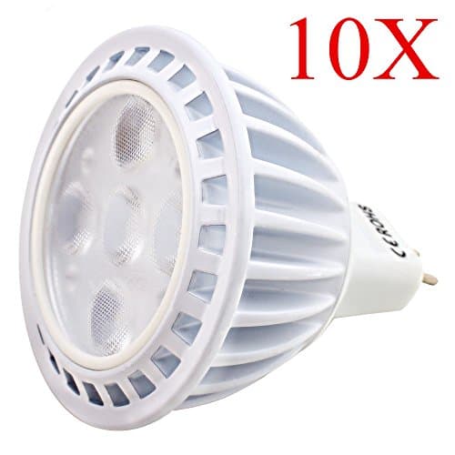 8* Super Bright MR16 LED Bulb 3030 SMD LED 6W with New Chip Technology LED Bulbs Warm White(2800-3200K) CRI:75 40w replacements