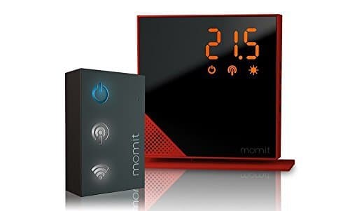 momit Home Thermostat Starter Kit (Thermostat + Gateway) - Red Dahlia by momit