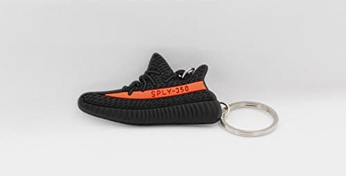 Yeezy Boost 350 V2 Fashion Key Chains 2D - Black/Red (Breds), Black/White (Oreo), Gray/Orange (Beluga), Black/Grey, White (Breds)