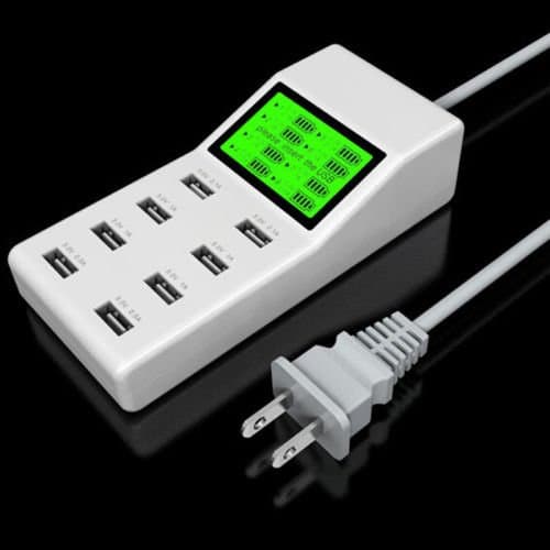 8 Port USB Home Travel Wall AC Charger Fast Charge Power Strip Adapter US Plug