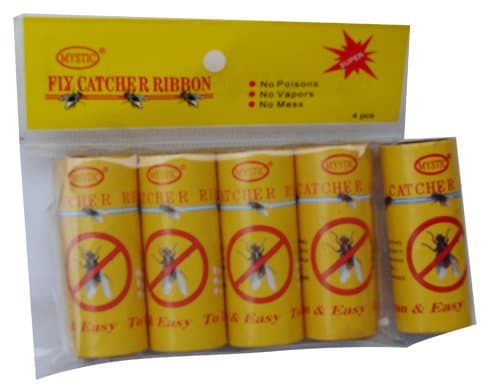Fly Catcher Ribbon with glue 4 rolls