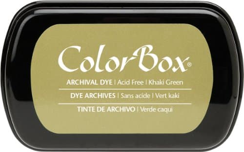 ColorBox Archival Dye Ink Full Size Inkpad, Khaki Green