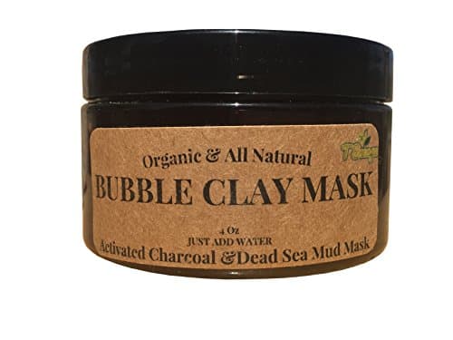 THE BEST 100% Natural BUBBLE CLAY MASK (Cruelty Free & Very Ingredients) - MADE IN USA- Deep Cleaning, Enriching, Exfoliating & Moisturizing- VISIBLE DIFFERENCE OR- 100% Guarantee