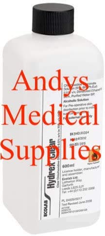 Be Prepared - HYDREX Clear CHLORHEXIDINE PRE-Operative Skin Disinfection 600ML