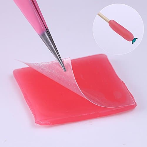 Dot Tool - 1pc Nail Art Rhinestone Picker Gel Cube Gel Gem Picker Nail Dotting Tools Nail Tool Random Color #16085