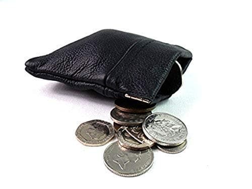 Leather Emporium Men's Leather Coin Pouch Purse Wallet
