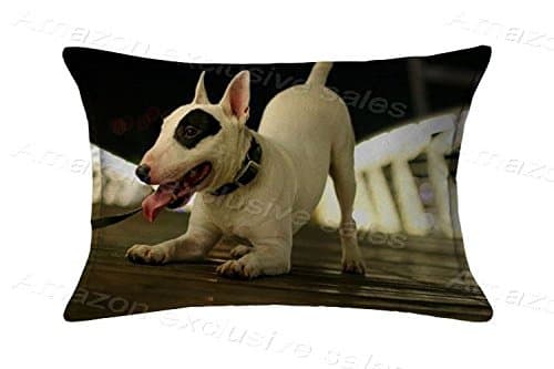 Bull Terrier Rectangle Pillow Case Standard Size 20x30 Pillow Cushion Covers(Twin Sides)Thanksgiving Gift