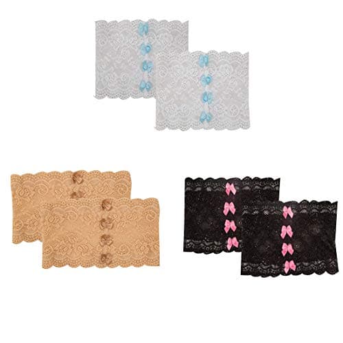 Women's Lace Elastic Anti-Chafing Thigh Bands Set of 3 Prevent Thigh Chafing Sexy Leg Bands