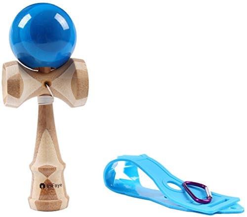 InFaye Kendama - Translucent Blue Ball With Carrying Holster