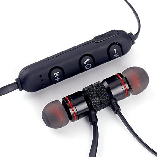 eurfouns Magnet Bluetooth Earphone for All Phones (Black)