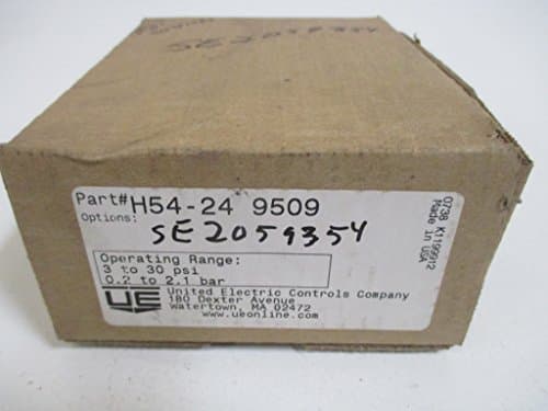 United Electric Co. H5424 SPDT 3-30# Diff. Press. Switch