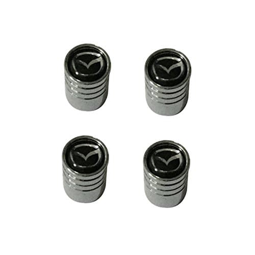 Zelux Chrome Car Styling Accessories Wheel Tire Valve Caps Stem External Use For Japan Mazda Car Auto Stylish