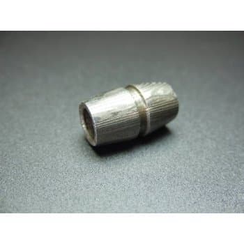 Grindworx DA06 Damascus Steel Grooved Barrel Bead 0.40W x 0.50H by Grindworx