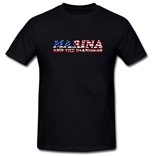 CEMMA marina-and-the-diamonds-logo Tshirts Personalize Short sleeve Black M