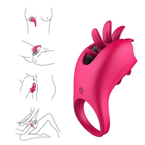 100% Medical Grade Silicone Enhancement Waterproof Six Ring Adullt Male Toys Clitoris Stimulating Vibrate Thing Clock Ring for Dicks Six Toys for Women Men Couple T-Shirt