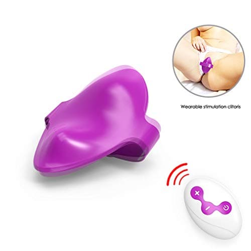 fyufytftrd Invisible Wearable Powerful Butterfly Vibrantor for Couples Clitorial Sucking Toy for Women Waterproof Remote Control Toy for Female Wonderful Gift