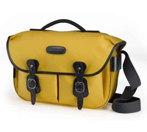 Billingham Hadley Pro Canvas Bag Sulphur Yellow/Black Leather Trim