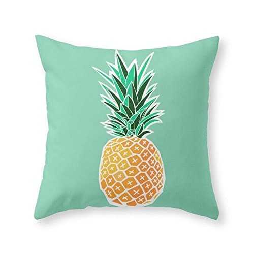 Sea Girl Soft Pineapple Throw Pillow Indoor Cover Pillow Case For Your Home(18in x 18in)