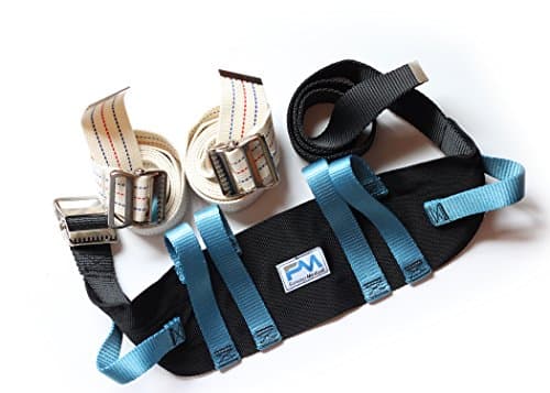 Gait Belt Set of 3 - Walking Transfer and Physical Therapy - Easy Release Metal Closures - Adjustable to 67 Inches - Durable Construction - Highest Quality Best Value