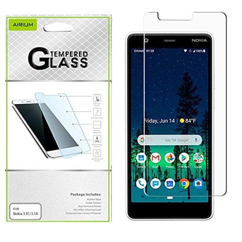 Tempered Glass Screen Protector (2.5D) for Nokia 3.1 C Nokia 3.1 A