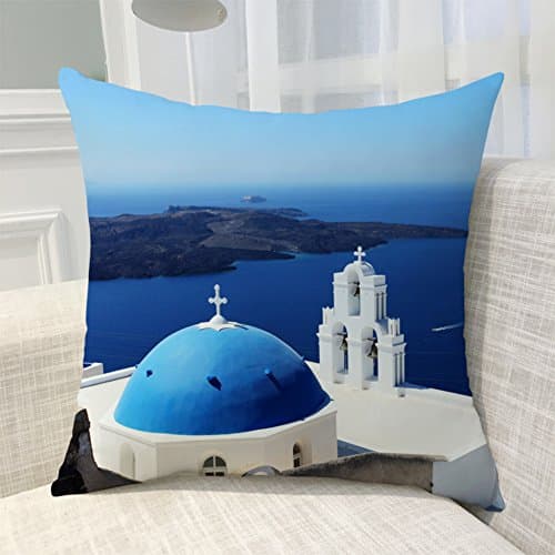 WW fresh pillow/Living room pillow in the Aegean/ sofa seat cushion back-R 45x45cm(18x18inch)VersionB