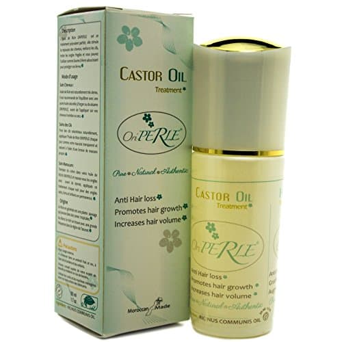 Castor Oil for Hair Growth, Eyelashes Growth, Eyebrow growth, Beard Oil, Skin Moisturizer, Cold-Pressed, 100% Pure, Hexane-Free, 1.7 Fl Oz (50 ml) By Oriperle