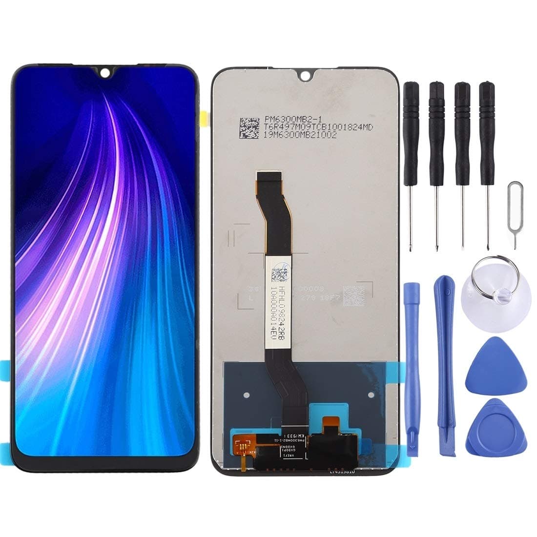 DUANDETAO LCD Screen and Digitizer Full Assembly for Xiaomi Redmi Note 8(Black) Touch Screen Replacement Parts (Color : Black)