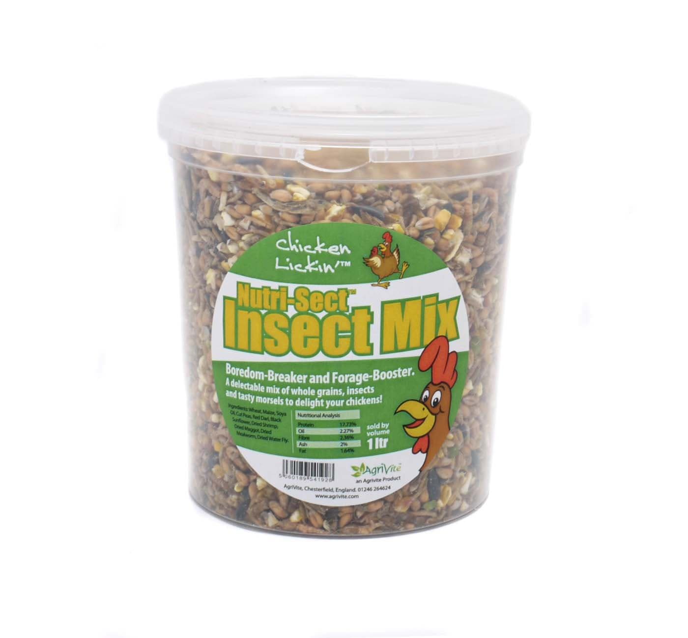 Signature Chicken Lickin Nutri-Sect Insect Mix - 850 Gm - Clear, Unisex