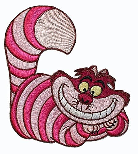 Alice in Wonderland Cheshire Cat embroidered Patch SEW/IRON on