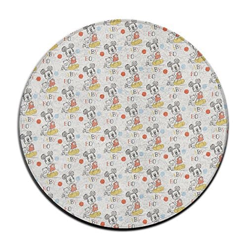 YellowNN Mickey Mouse Round Doormats / Entrance Rug Floor Mats Doormats