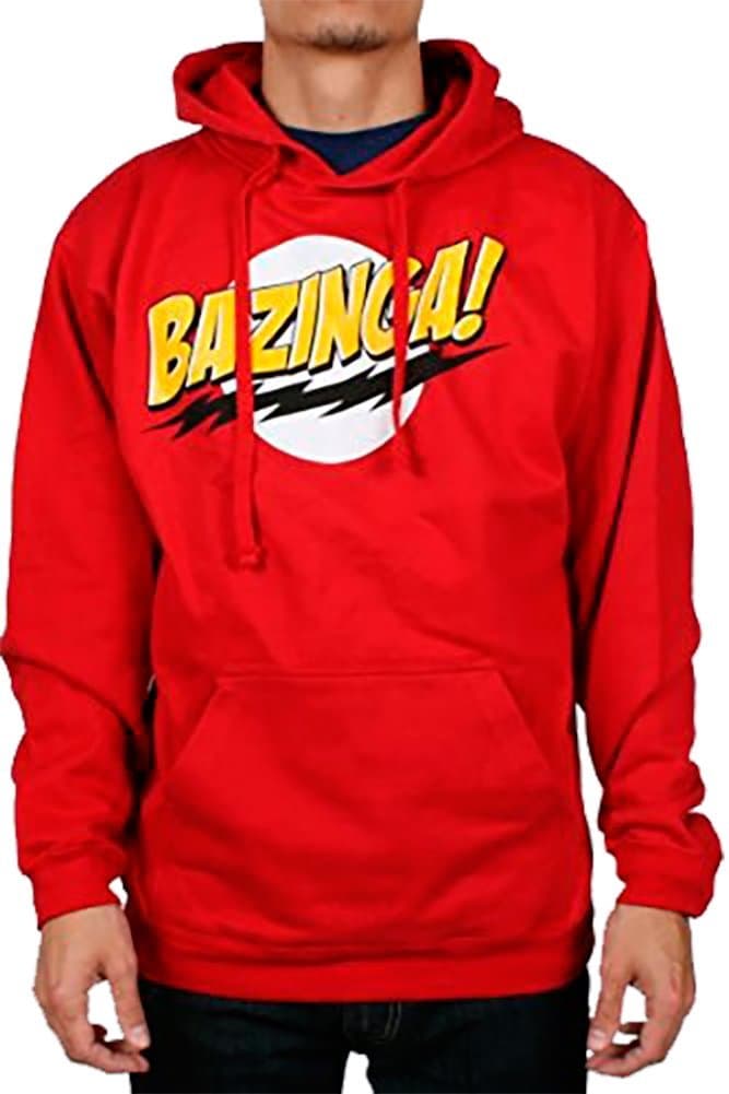 The Big Bang Theory No Face Bazinga! Men's Hoodie